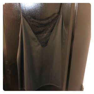 Black lace tank